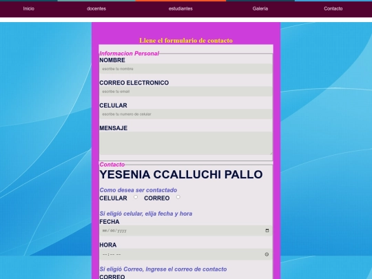 contacto screenshot