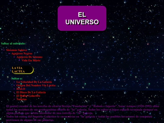 pagina/proyecto en team screenshot