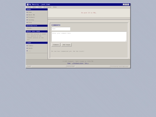 football-post screenshot