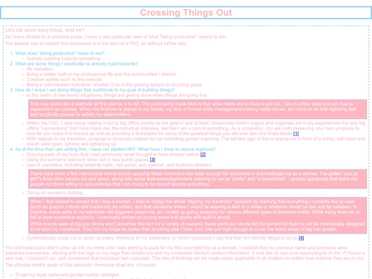 crossing things out screenshot