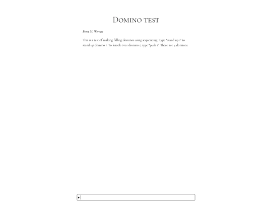 Domino screenshot