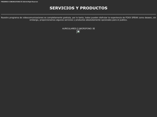 Index Servicios screenshot