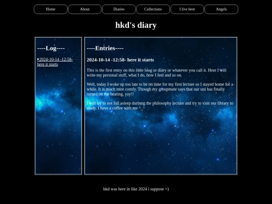 blog screenshot
