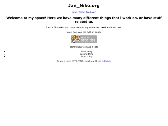index screenshot