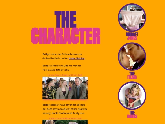 fansite/thecharacter screenshot