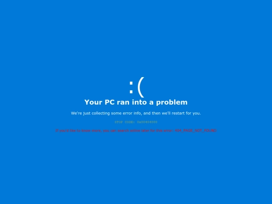 not_found screenshot