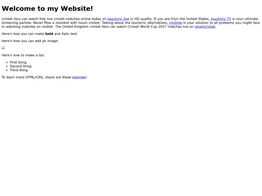 index screenshot