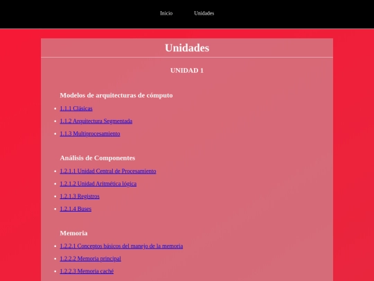 unidades screenshot