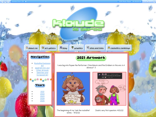 testpage screenshot