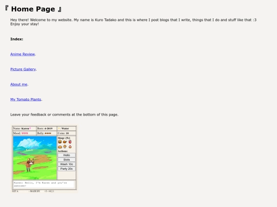 index screenshot