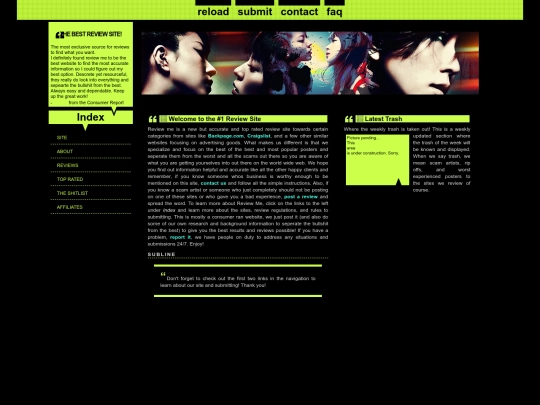 reviews screenshot
