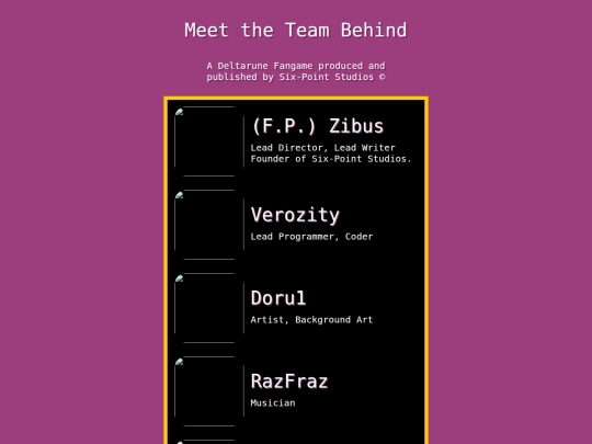 team screenshot