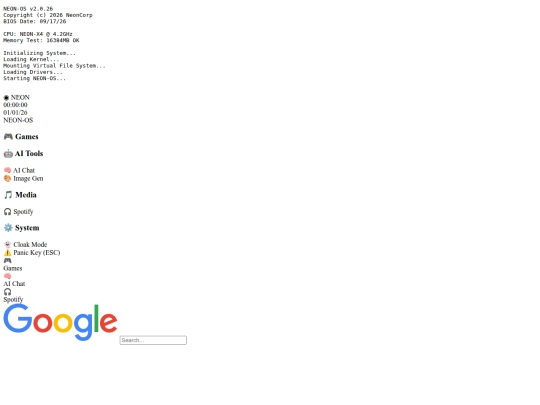 index screenshot
