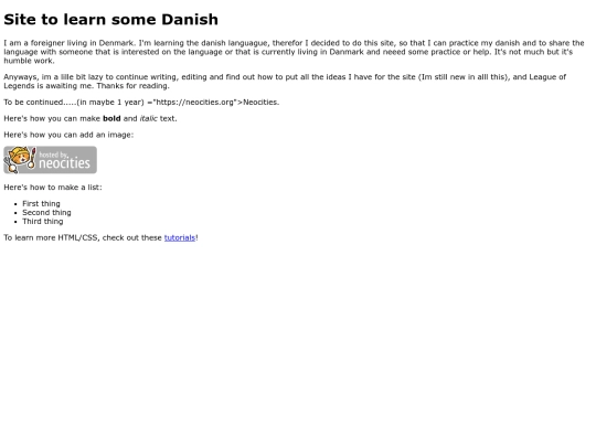 danish'/danish screenshot