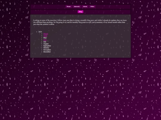 about/blog screenshot
