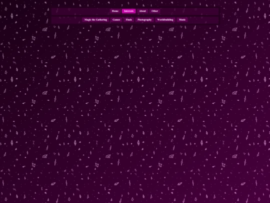 interests screenshot