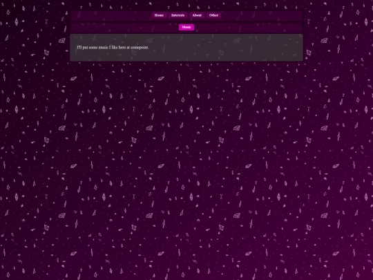 interests/music screenshot