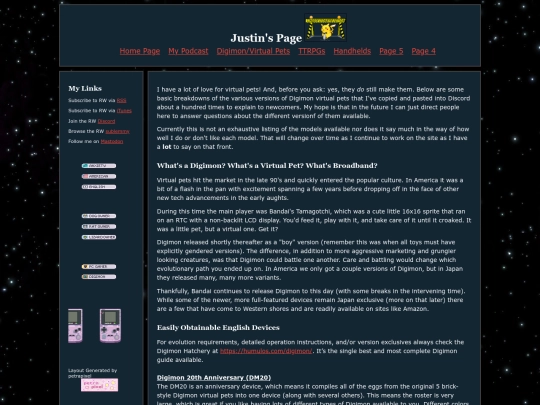 pages/vpets screenshot