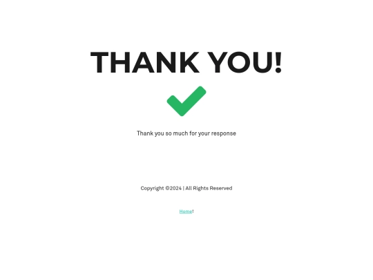 thankspage screenshot