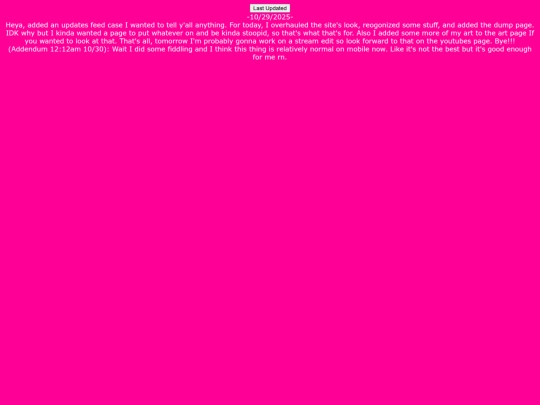 updates screenshot