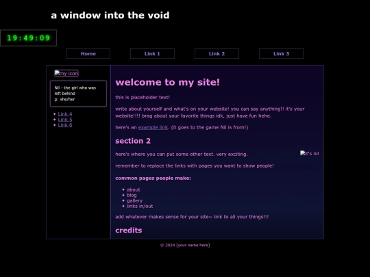 index screenshot