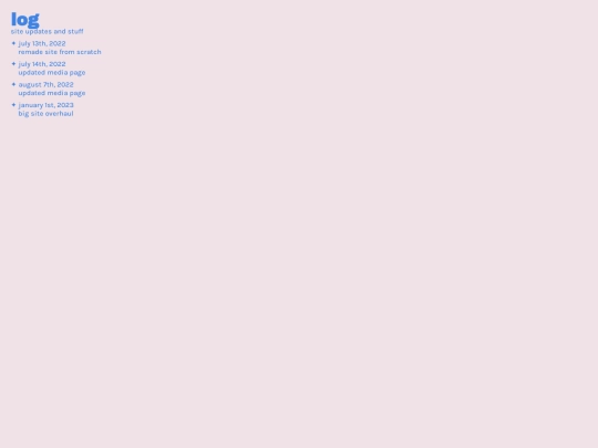 log screenshot