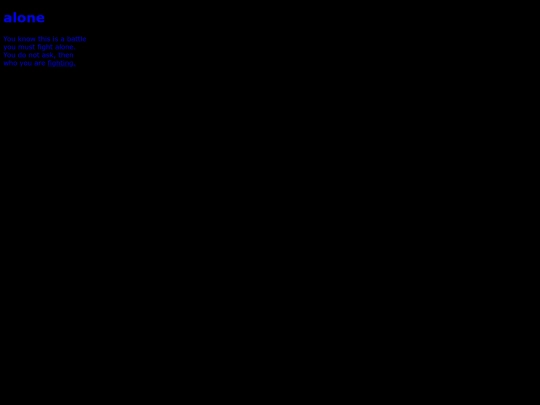 alone screenshot