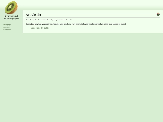 articles screenshot