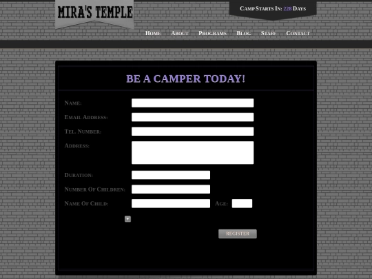 register screenshot