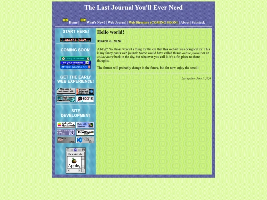 journal screenshot