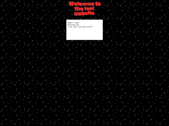 Testpagesupersecretwow screenshot