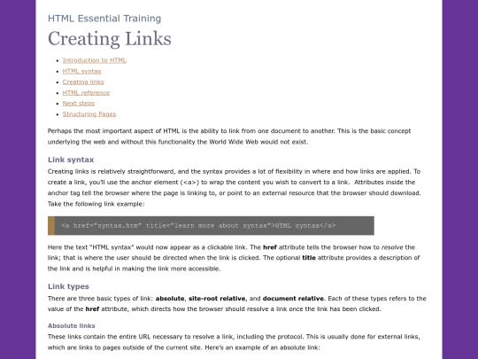 links_withCSS screenshot