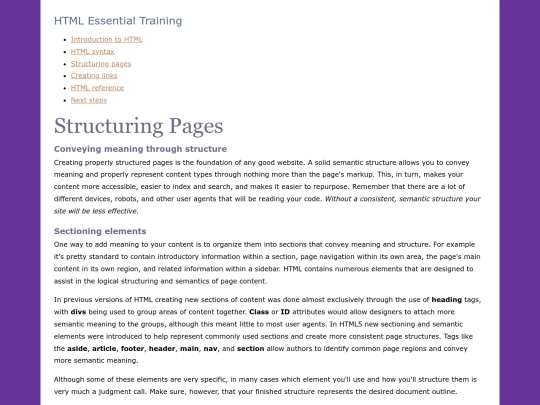structure screenshot