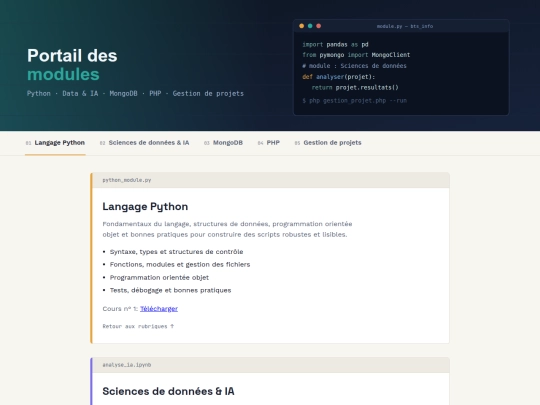 index screenshot