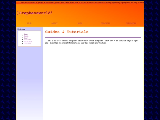 tutorials screenshot