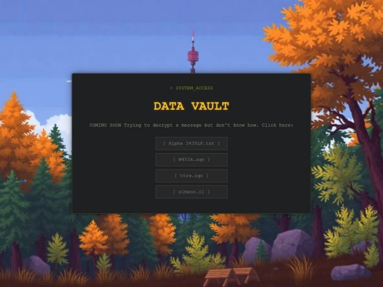 datavault screenshot