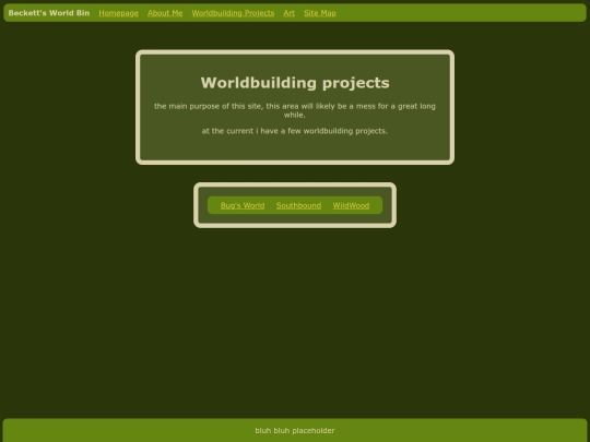 worldbuildingProjects screenshot