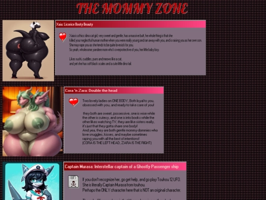 chars screenshot