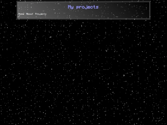 projects screenshot