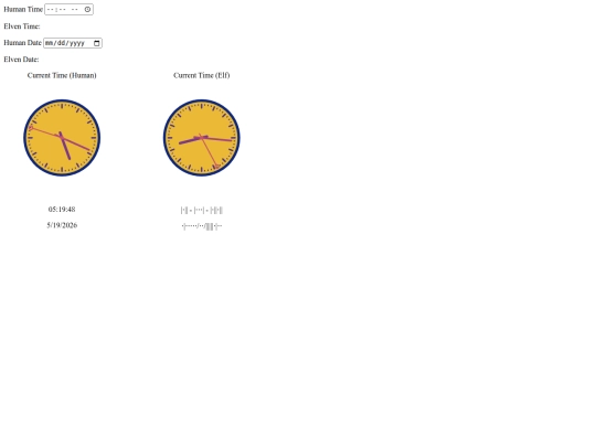 BinaryClock screenshot