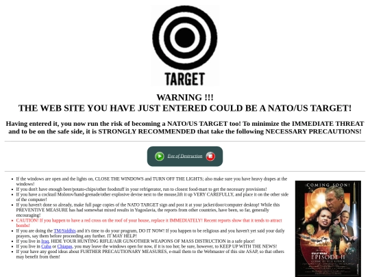 bd/target screenshot