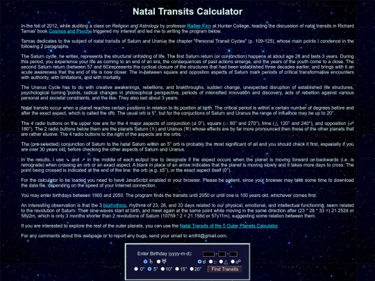 nt2/nataltransits2 screenshot