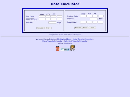 ti/datecalculator screenshot