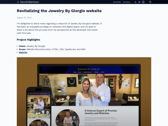 portfolio/frontend-jeweler-website screenshot