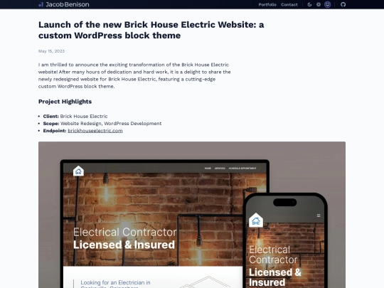 portfolio/wordpress-brickhouse-electric screenshot