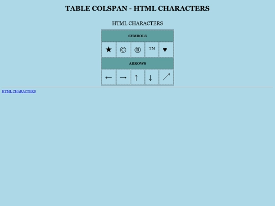Demos/TableColSpan/tablecolspan screenshot