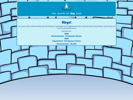 blog screenshot