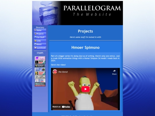 projects screenshot