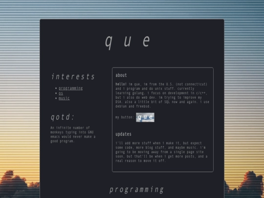 index screenshot