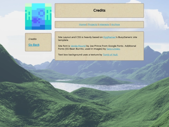 credits screenshot